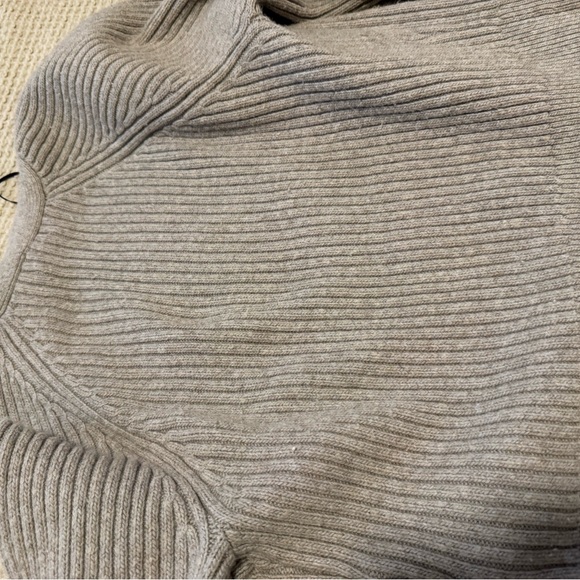 Beige Ribbed Cardigan - Picture 3 of 3